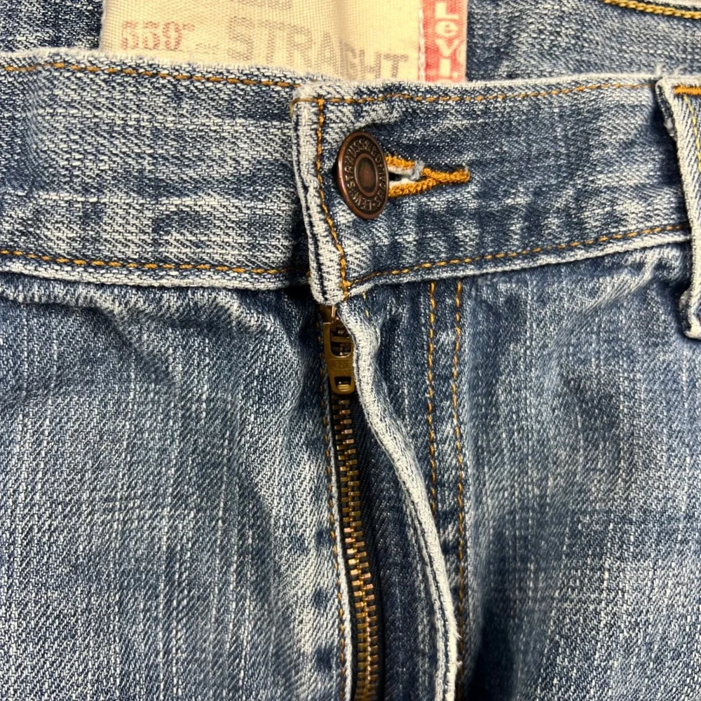 Levi's 559 Relaxed Straight Jeans Mens 36x34 Blue‎ Fits 34x33 Denim 100% Cotton